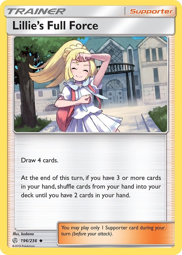 Image for Lillie's Full Force (196/236) [SM - Cosmic Eclipse] - Pokemon