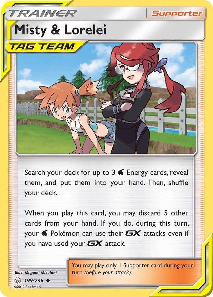 Image for Misty & Lorelei (199/236) [SM - Cosmic Eclipse] - Pokemon
