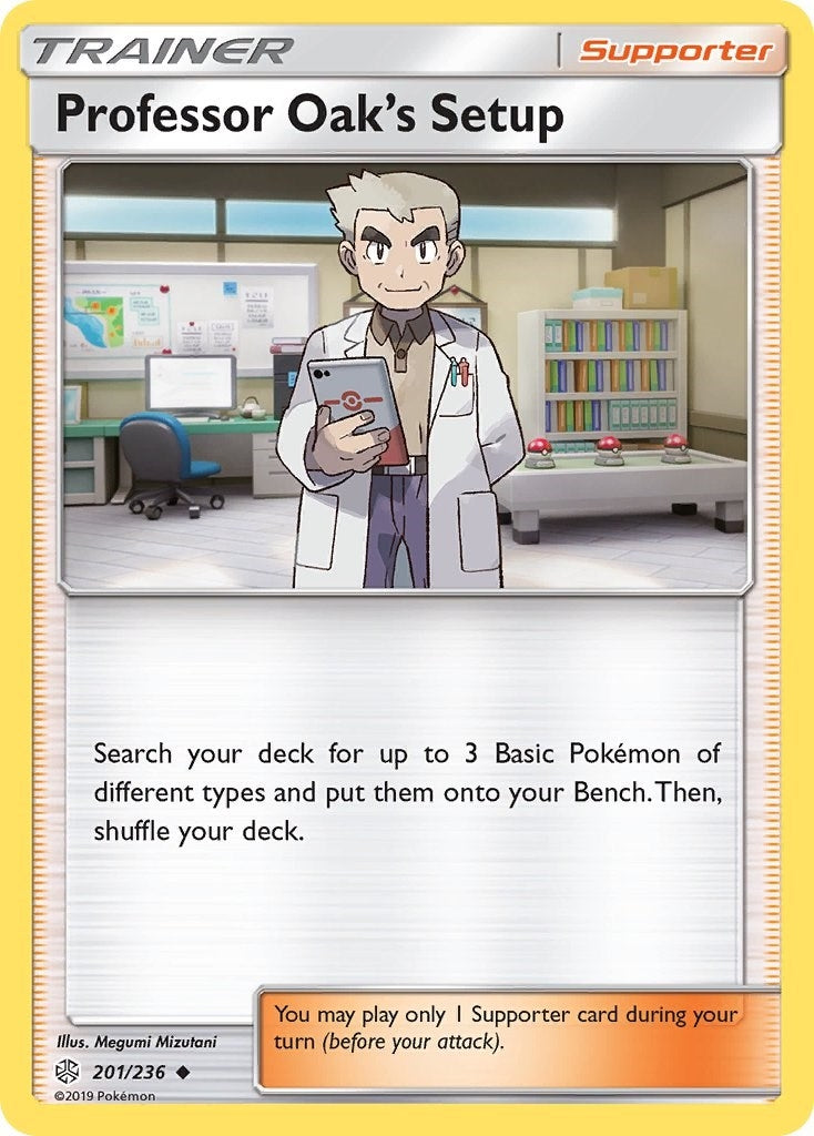 Image for Professor Oak's Setup (201/236) [SM - Cosmic Eclipse] - Pokemon