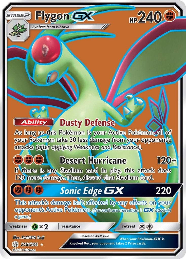 Image for Flygon GX (Full Art) (218/236) [SM - Cosmic Eclipse] - Pokemon