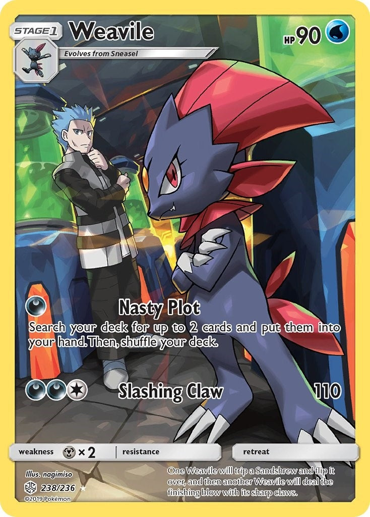 Image for Weavile (Secret) (238/236) [SM - Cosmic Eclipse] - Pokemon
