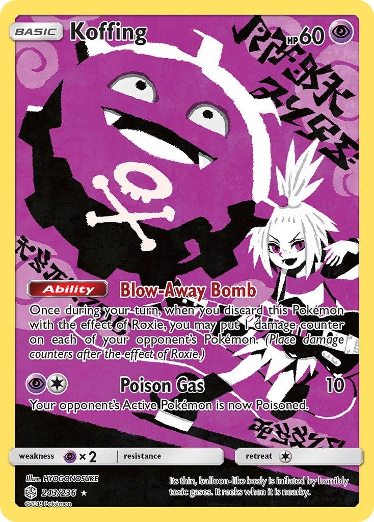 Image for Koffing (Secret) (243/236) [SM - Cosmic Eclipse] - Pokemon