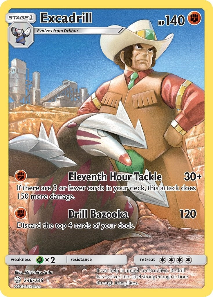 Image for Excadrill (Secret) (246/236) [SM - Cosmic Eclipse] - Pokemon
