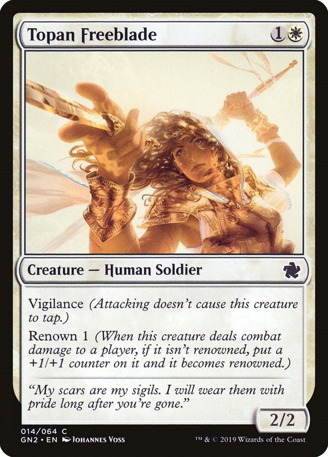 Image for Topan Freeblade (14) [Magic Game Night 2019] - Magic: The Gathering