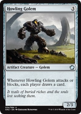 Image for Howling Golem (54) [Magic Game Night 2019] - Magic: The Gathering