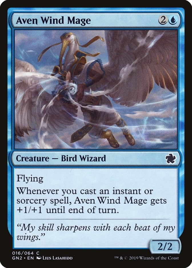 Image for Aven Wind Mage (16) [Magic Game Night 2019] - Magic: The Gathering