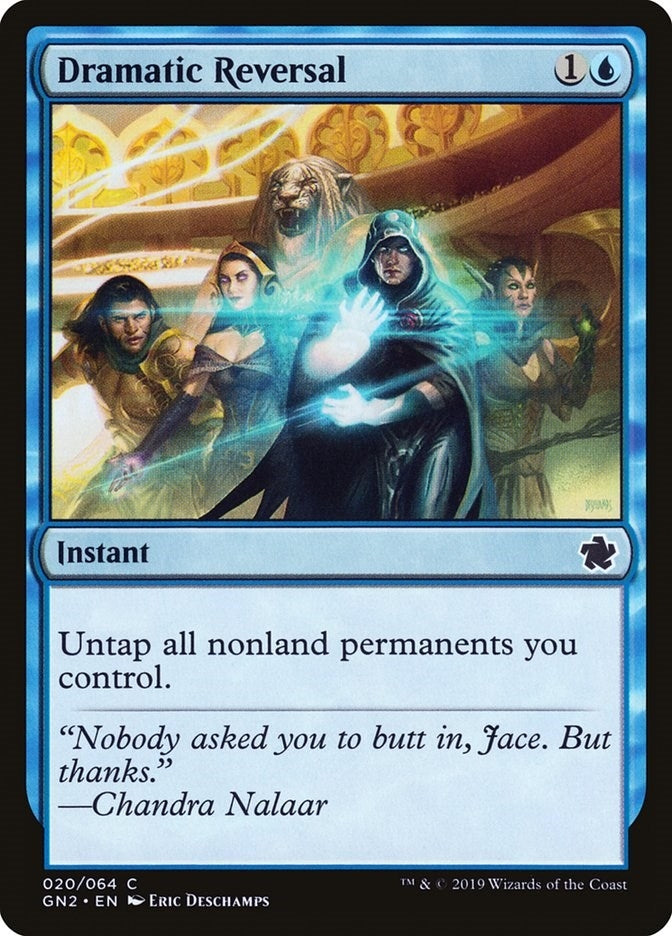 Image for Dramatic Reversal (20) [Magic Game Night 2019] - Magic: The Gathering