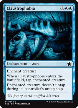 Image for Claustrophobia (17) [Magic Game Night 2019] - Magic: The Gathering