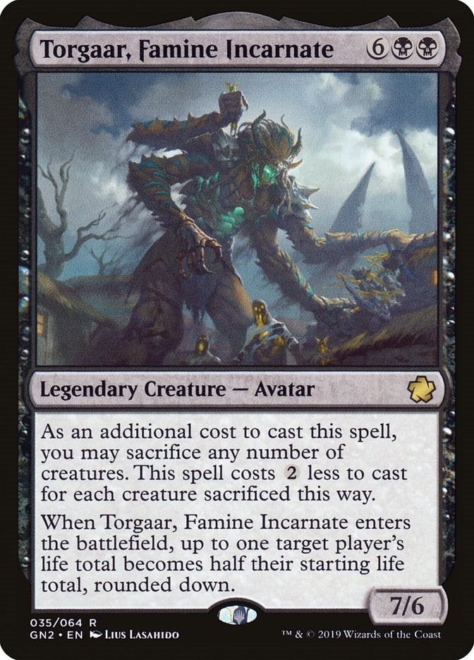 Image for Torgaar, Famine Incarnate (35) [Magic Game Night 2019] - Magic: The Gathering