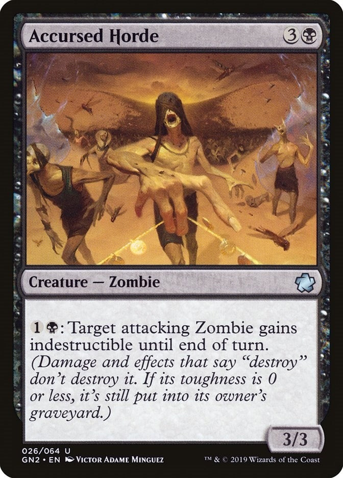 Image for Accursed Horde (26) [Magic Game Night 2019] - Magic: The Gathering
