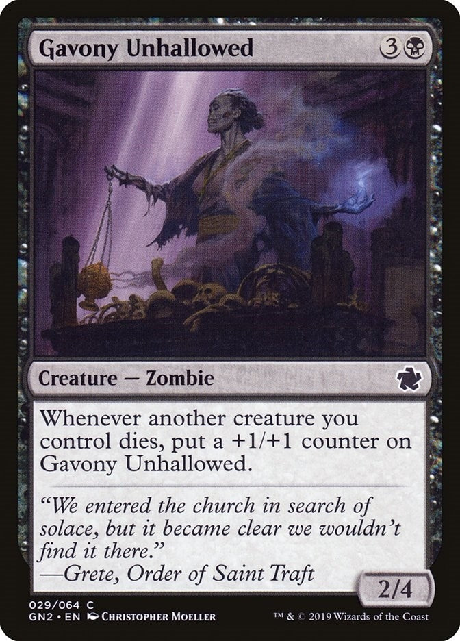 Image for Gavony Unhallowed (29) [Magic Game Night 2019] - Magic: The Gathering