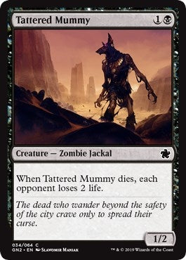 Image for Tattered Mummy (34) [Magic Game Night 2019] - Magic: The Gathering