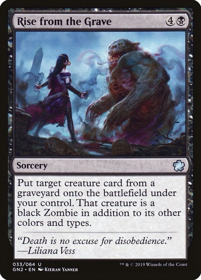 Image for Rise from the Grave (33) [Magic Game Night 2019] - Magic: The Gathering