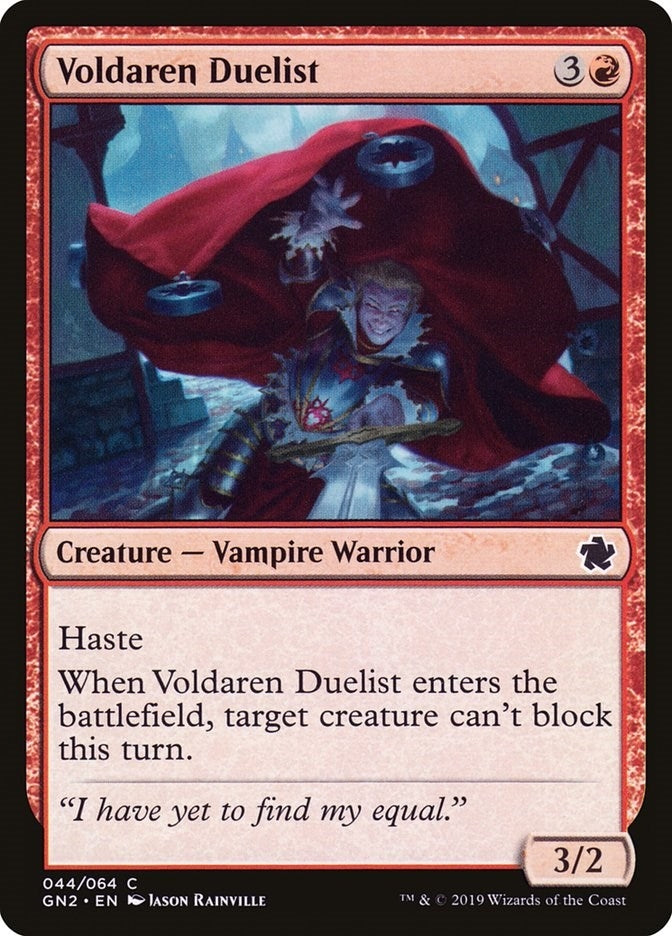 Image for Voldaren Duelist (44) [Magic Game Night 2019] - Magic: The Gathering
