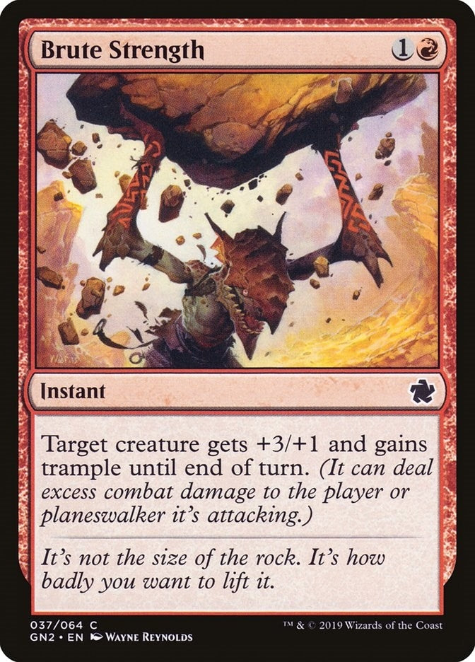 Image for Brute Strength (37) [Magic Game Night 2019] - Magic: The Gathering