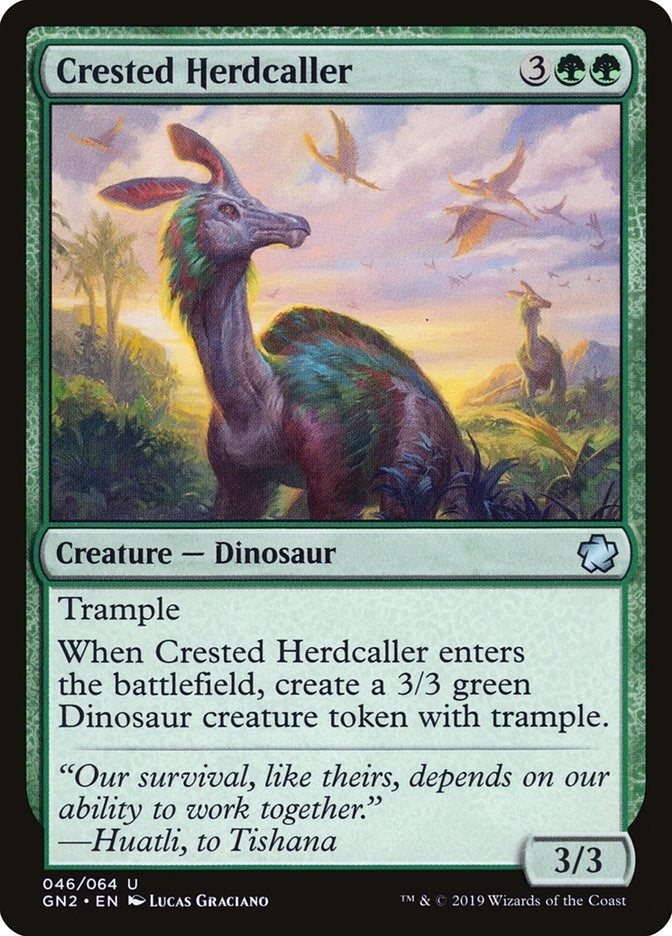 Image for Crested Herdcaller (46) [Magic Game Night 2019] - Magic: The Gathering