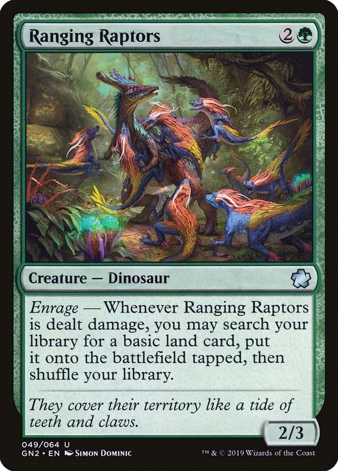 Image for Ranging Raptors (49) [Magic Game Night 2019] - Magic: The Gathering