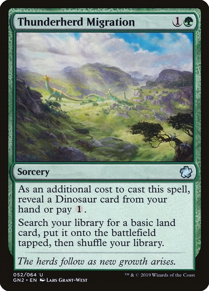 Image for Thunderherd Migration (52) [Magic Game Night 2019] - Magic: The Gathering