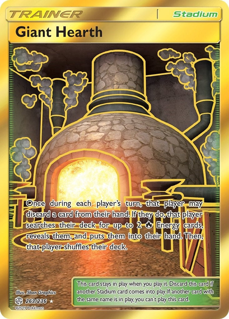 Image for Giant Hearth (Secret) (263/236) [SM - Cosmic Eclipse] - Pokemon