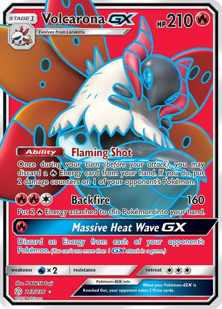 Image for Volcarona GX (Full Art) (213/236) [SM - Cosmic Eclipse] - Pokemon
