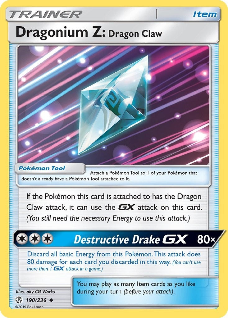 Image for Dragonium Z: Dragon Claw (190/236) [SM - Cosmic Eclipse] - Pokemon
