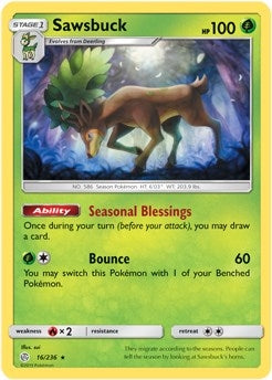 Image for Sawsbuck - 16/236 (Prerelease Kit Exclusive) (016/236) [Deck Exclusives] - Pokemon