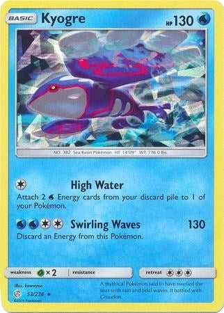 Image for Kyogre - 53/236 (Cracked Ice Holo) (053/236) [Deck Exclusives] - Pokemon