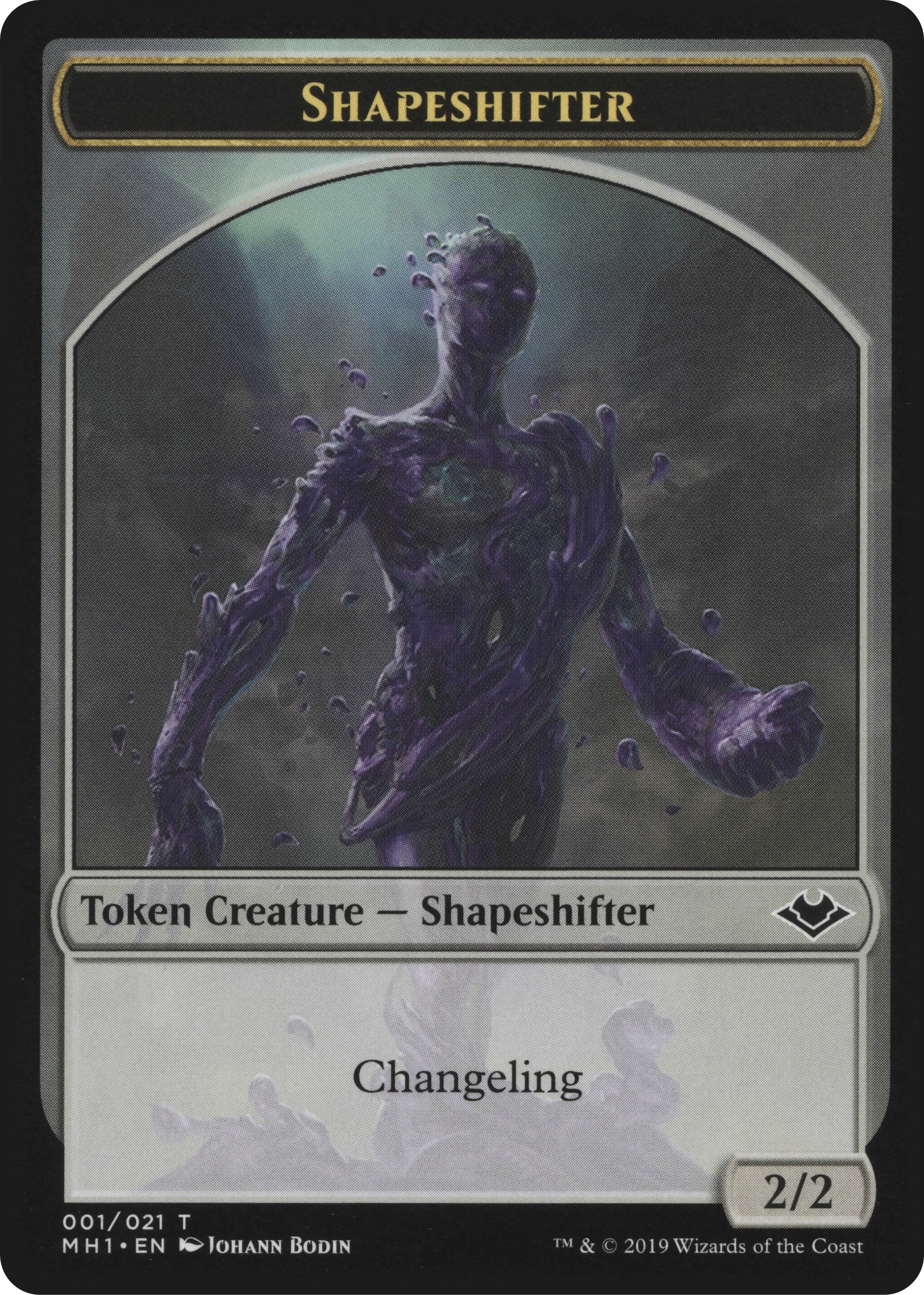Image for Shapeshifter // Emblem - Serra the Benevolent Double-Sided Token (1 // 20) [Modern Horizons] - Magic: The Gathering