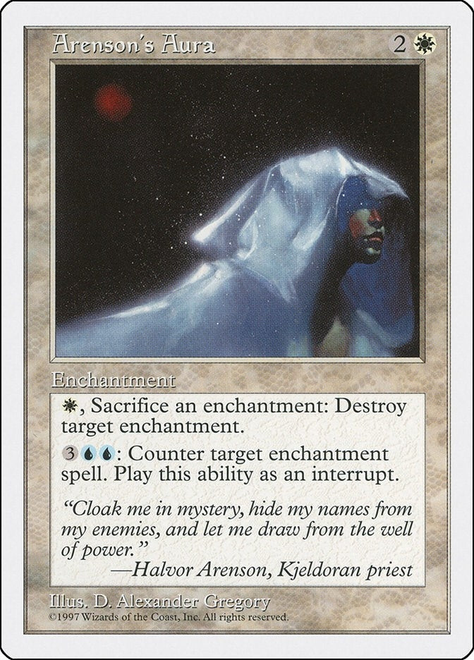 Image for Arenson's Aura [Fifth Edition] - Magic: The Gathering