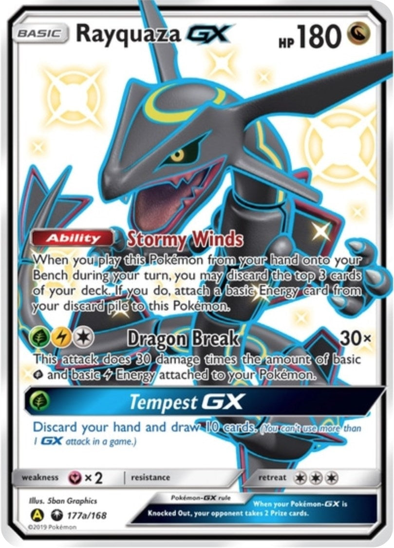 Image for Rayquaza GX - 177a/168 (177a/168) [Alternate Art Promos] - Pokemon