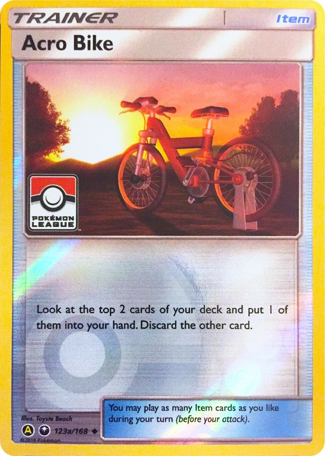 Image for Acro Bike - 123a/168 (Pokemon League) (123a/168) [League & Championship Cards] - Pokemon