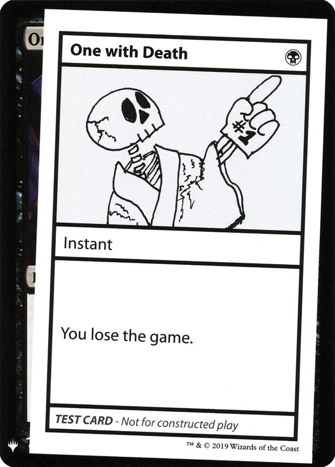 Image for One With Death [Mystery Booster: Convention Edition Exclusives] - Magic: The Gathering