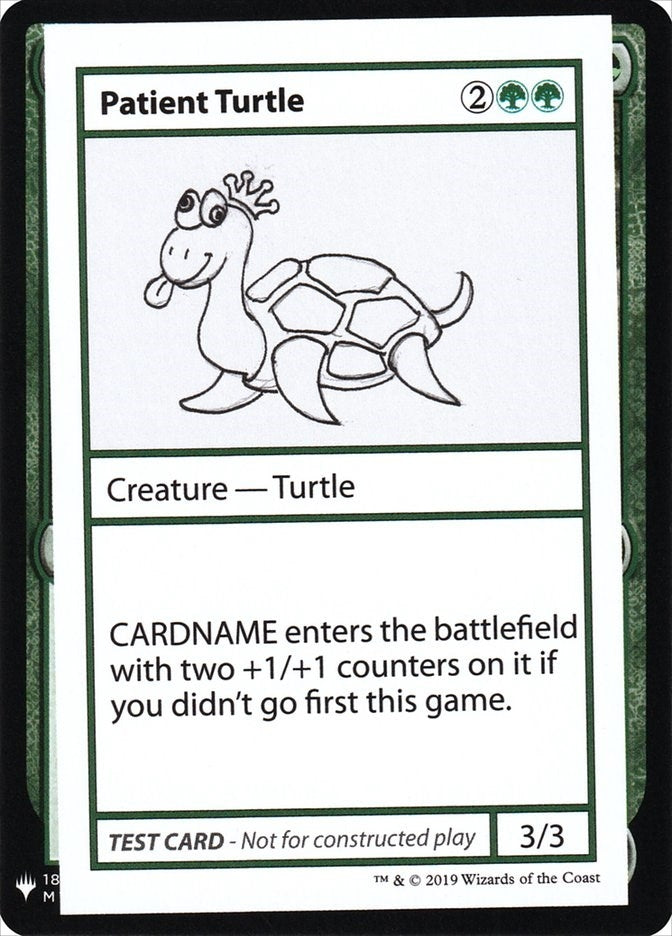 Image for Patient Turtle [Mystery Booster: Convention Edition Exclusives] - Magic: The Gathering