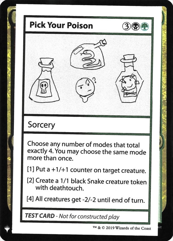 Image for Pick Your Poison [Mystery Booster: Convention Edition Exclusives] - Magic: The Gathering