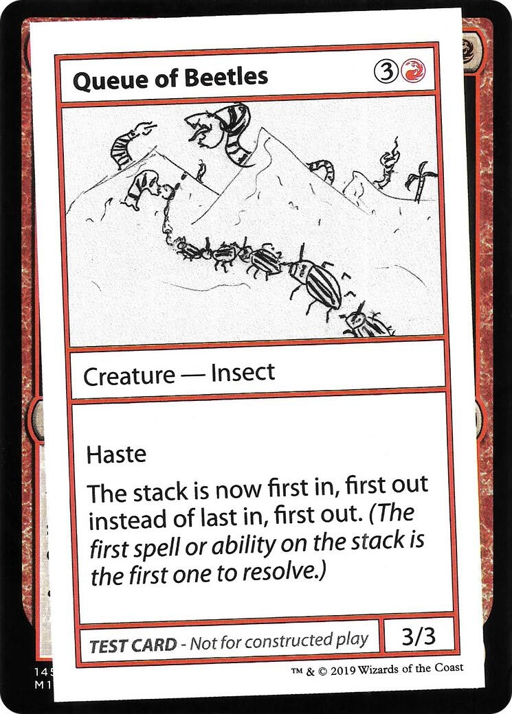 Image for Queue of Beetles [Mystery Booster: Convention Edition Exclusives] - Magic: The Gathering