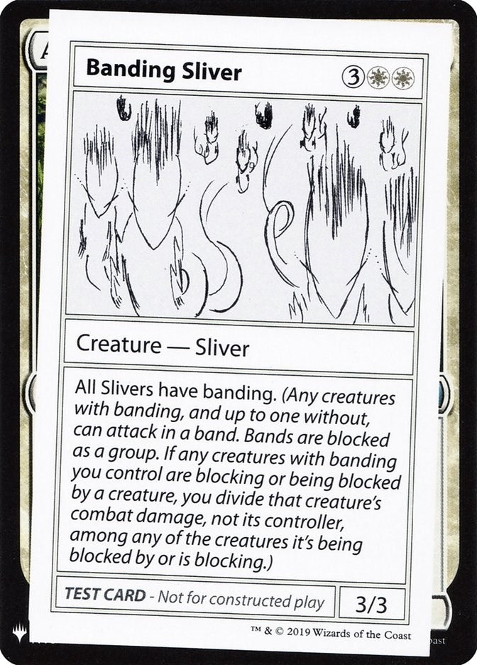 Image for Banding Sliver [Mystery Booster: Convention Edition Exclusives] - Magic: The Gathering
