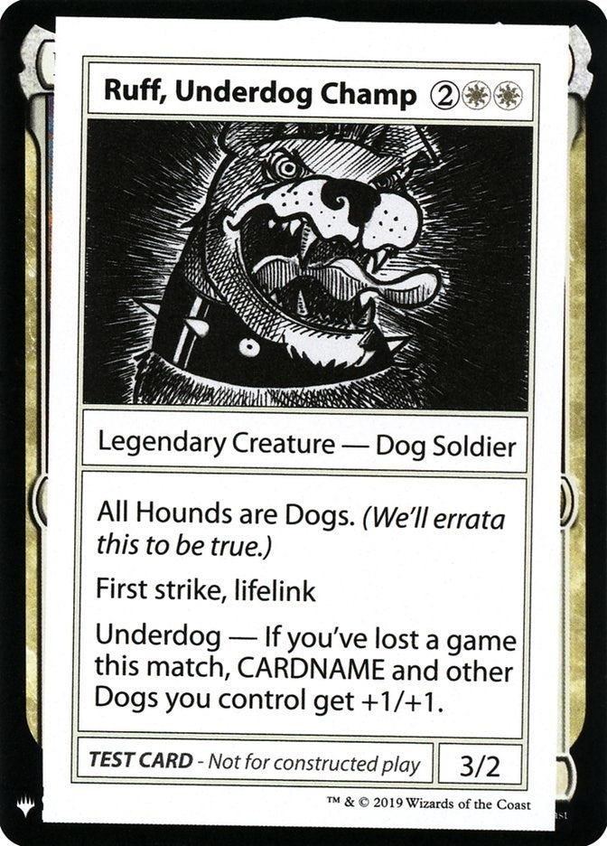 Image for Ruff, Underdog Champ [Mystery Booster: Convention Edition Exclusives] - Magic: The Gathering