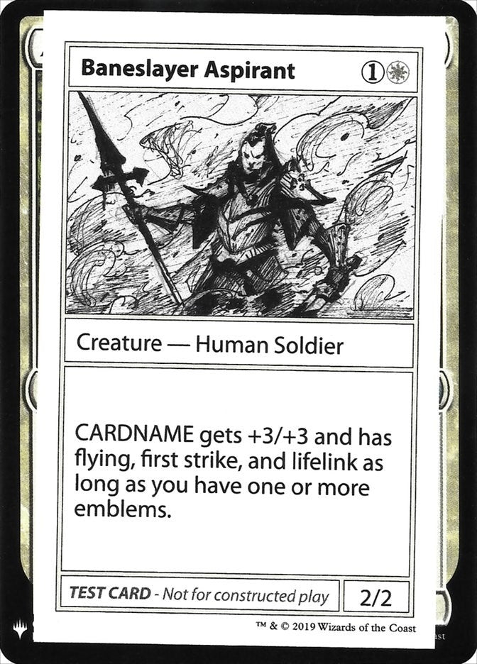 Image for Baneslayer Aspirant [Mystery Booster: Convention Edition Exclusives] - Magic: The Gathering