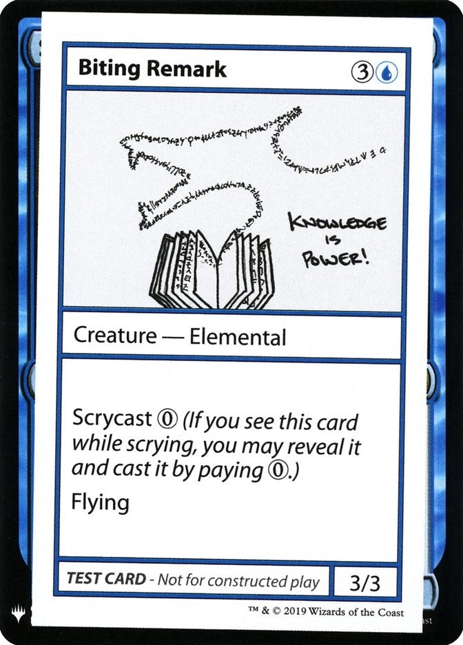 Image for Biting Remark [Mystery Booster: Convention Edition Exclusives] - Magic: The Gathering