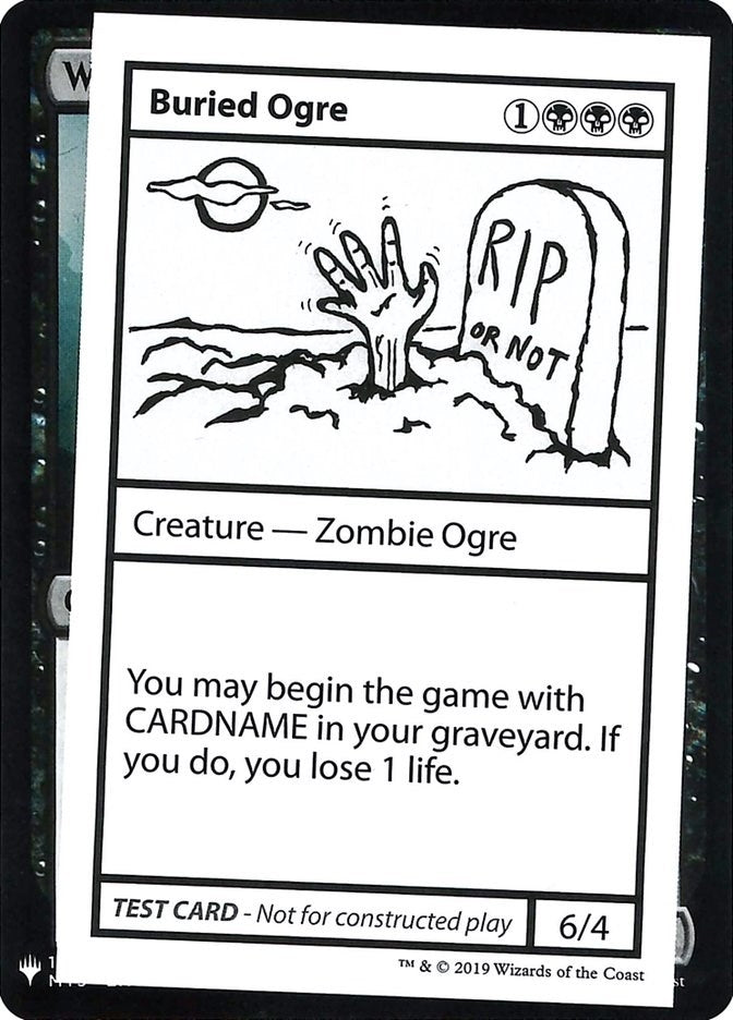 Image for Buried Ogre [Mystery Booster: Convention Edition Exclusives] - Magic: The Gathering
