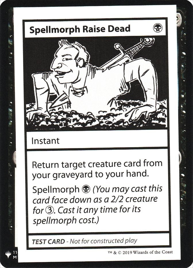 Image for Spellmorph Raise Dead [Mystery Booster: Convention Edition Exclusives] - Magic: The Gathering