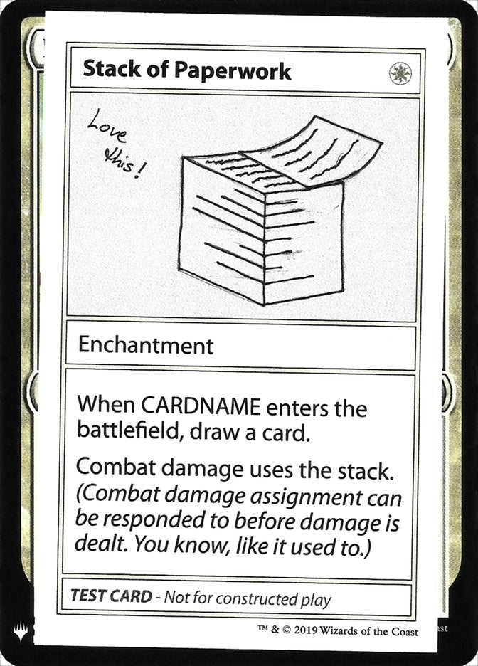 Image for Stack of Paperwork [Mystery Booster: Convention Edition Exclusives] - Magic: The Gathering