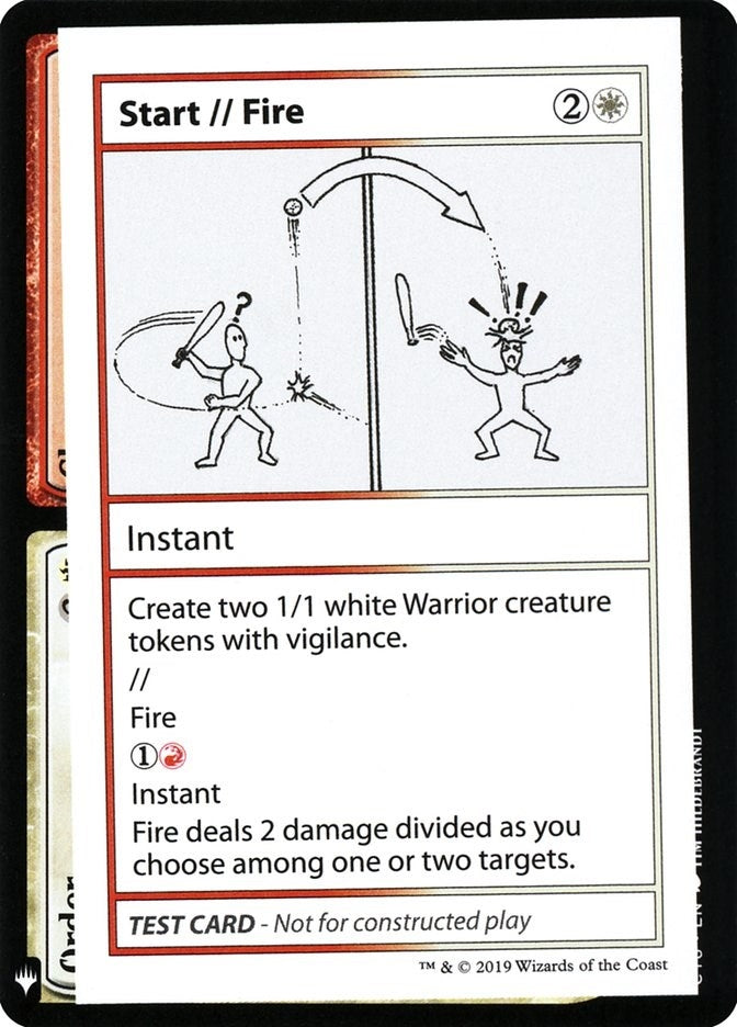 Image for Start // Fire [Mystery Booster: Convention Edition Exclusives] - Magic: The Gathering