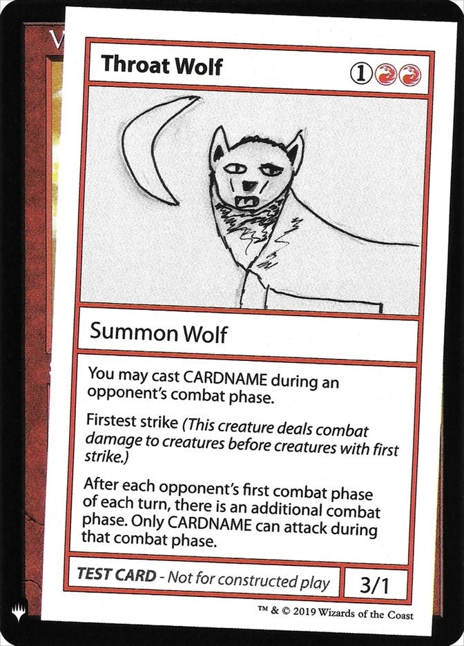 Image for Throat Wolf [Mystery Booster: Convention Edition Exclusives] - Magic: The Gathering