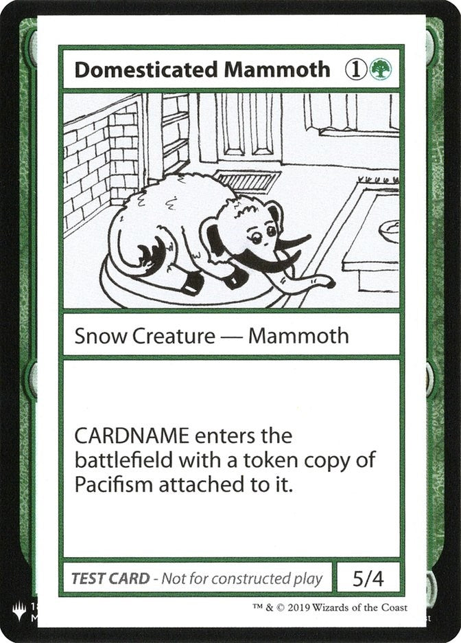 Image for Domesticated Mammoth [Mystery Booster: Convention Edition Exclusives] - Magic: The Gathering