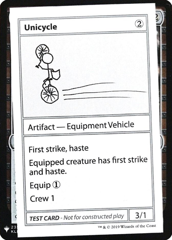 Image for Unicycle [Mystery Booster: Convention Edition Exclusives] - Magic: The Gathering