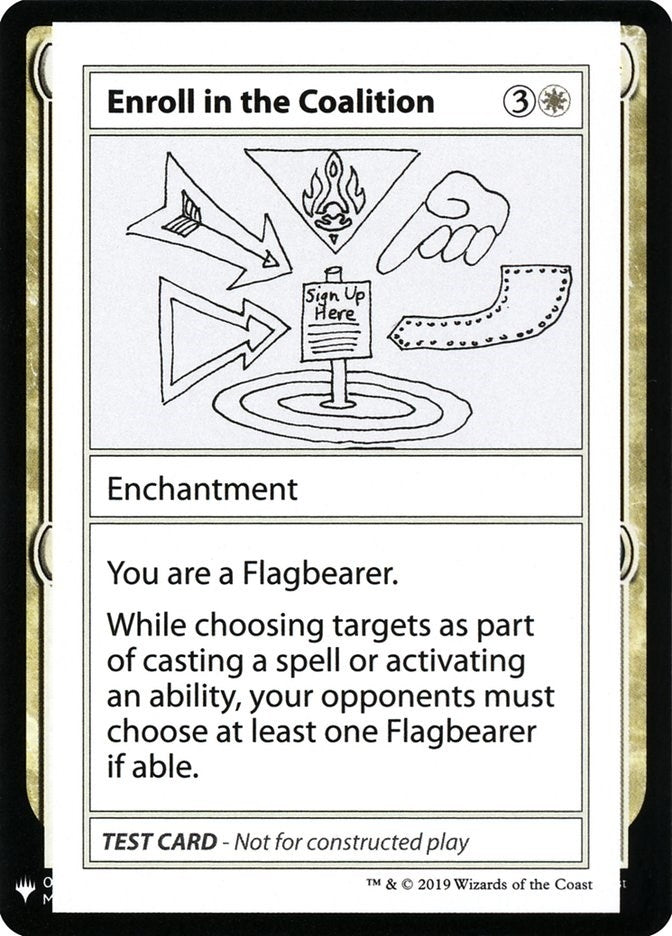 Image for Enroll in the Coalition [Mystery Booster: Convention Edition Exclusives] - Magic: The Gathering