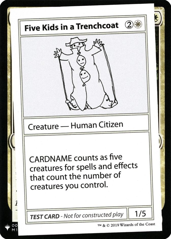 Image for Five Kids in a Trenchcoat [Mystery Booster: Convention Edition Exclusives] - Magic: The Gathering