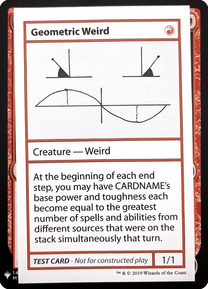 Image for Geometric Weird [Mystery Booster: Convention Edition Exclusives] - Magic: The Gathering