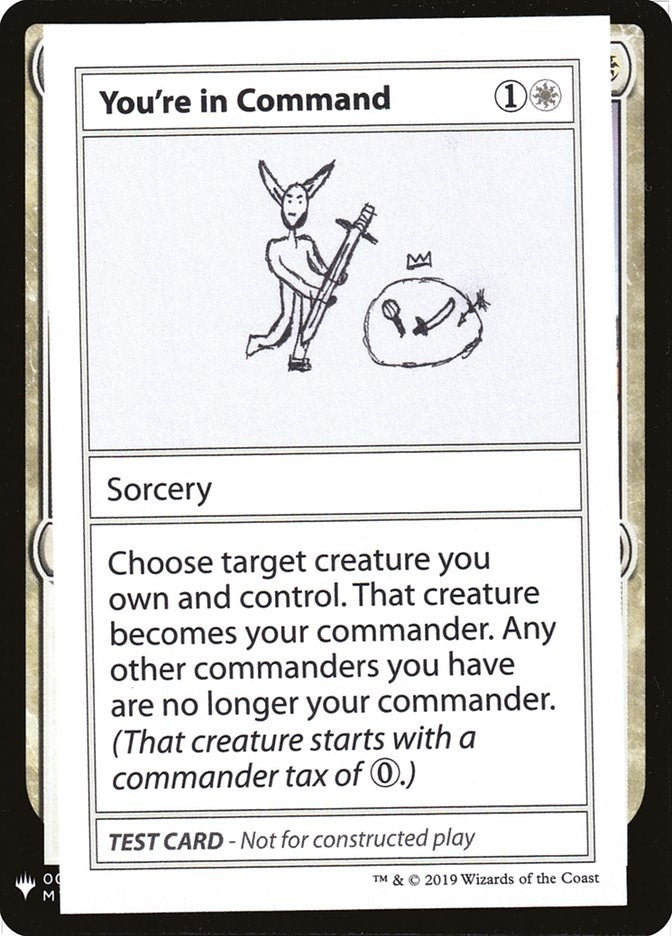 Image for You're In Command [Mystery Booster: Convention Edition Exclusives] - Magic: The Gathering